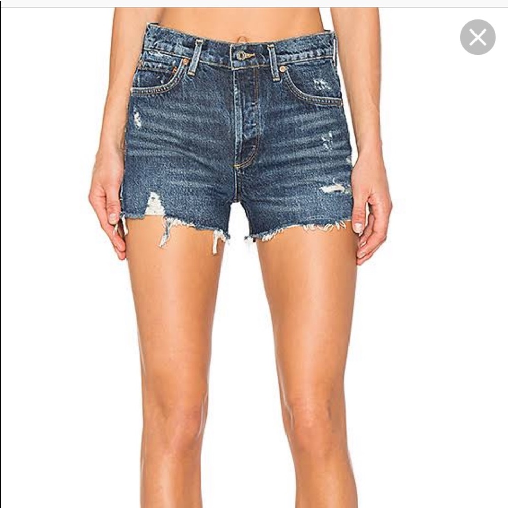 Agolde Jaden high rise cut offs
